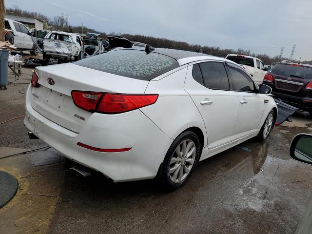 5XXGN4A72FG385362 - 2015 KIA OPTIMA EX WHITE photo 3