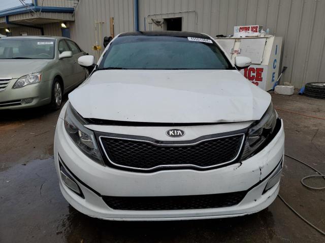 5XXGN4A72FG385362 - 2015 KIA OPTIMA EX WHITE photo 5