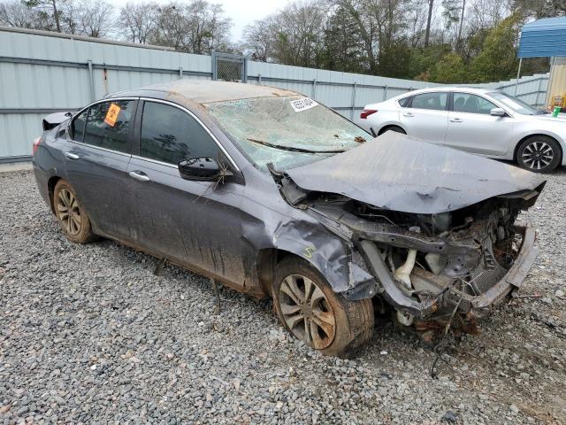 1HGCR2F35FA220416 - 2015 HONDA ACCORD LX GRAY photo 4