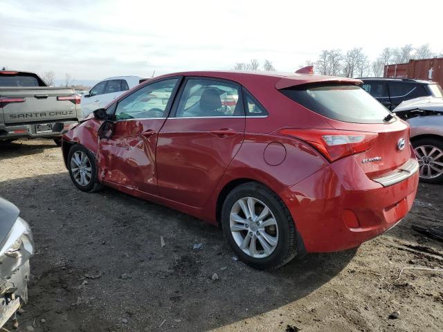 KMHD35LE2DU153017 - 2013 HYUNDAI ELANTRA GT RED photo 2