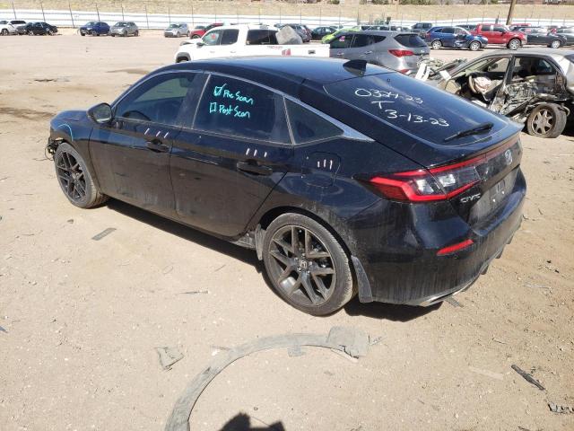 19XFL1H89NE008520 - 2022 HONDA CIVIC SPORT TOURING BLACK photo 2