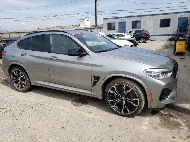 5YMUJ0C02L9C47802 - 2020 BMW X4 M COMPETITION GRAY photo 4