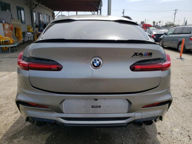 5YMUJ0C02L9C47802 - 2020 BMW X4 M COMPETITION GRAY photo 6