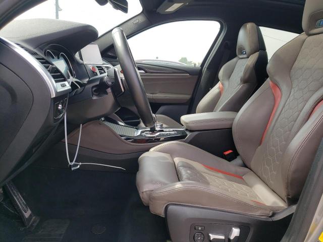 5YMUJ0C02L9C47802 - 2020 BMW X4 M COMPETITION GRAY photo 7