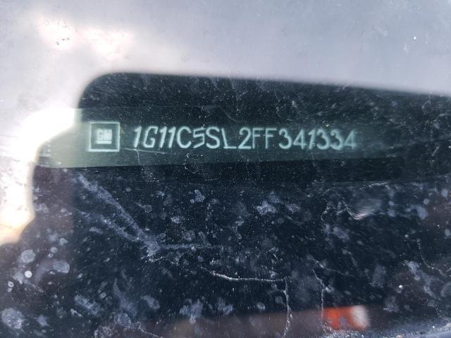 1G11C5SL2FF341334 - 2015 CHEVROLET MALIBU 1LT CHARCOAL photo 13