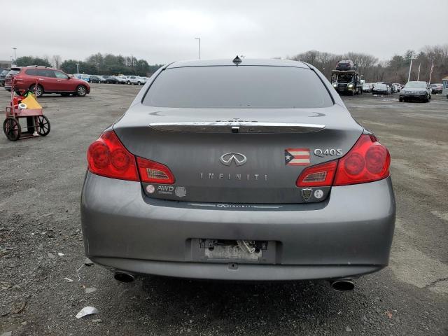 JN1CV6AR9FM524539 - 2015 INFINITI Q40 GRAY photo 6