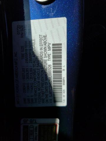 5J8TC2H52ML000328 - 2021 ACURA RDX TECHNOLOGY BLUE photo 13