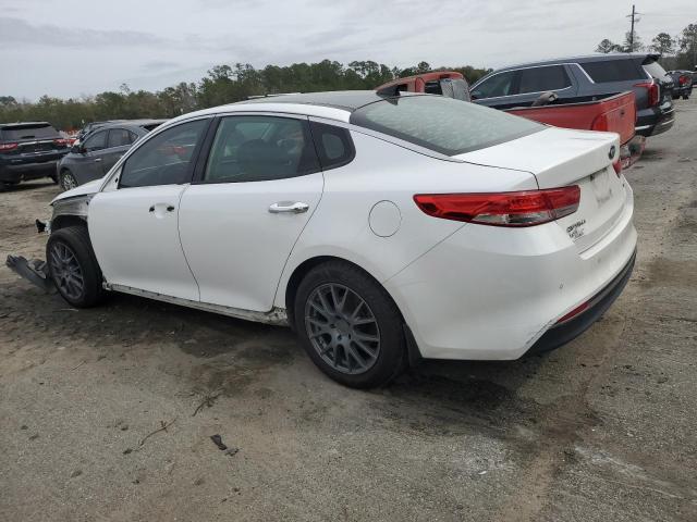 5XXGU4L31GG120589 - 2016 KIA OPTIMA EX WHITE photo 2