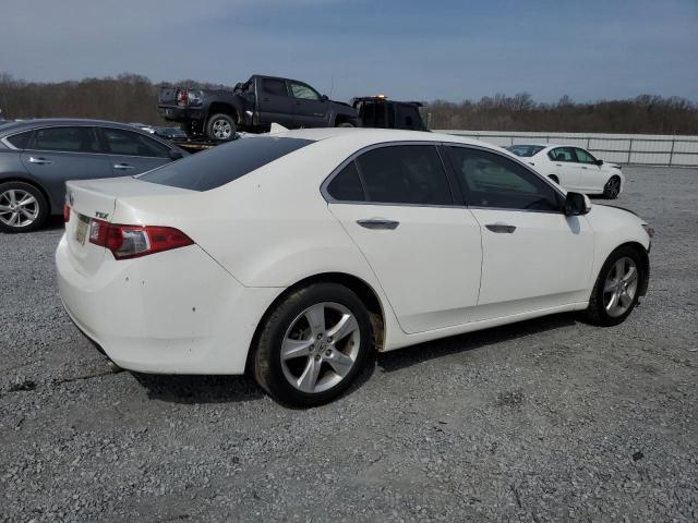 JH4CU2F68AC013649 - 2010 ACURA TSX WHITE photo 3