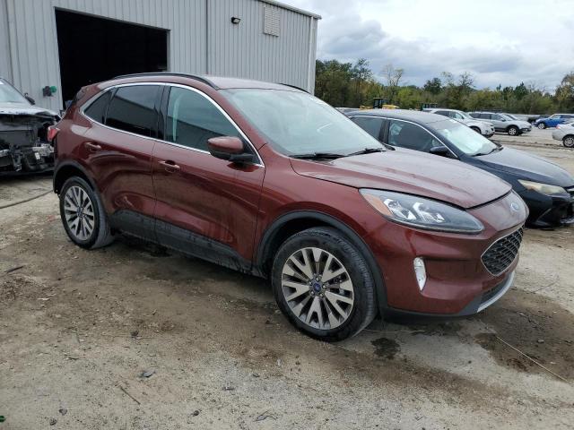 1FMCU9J9XMUB33412 - 2021 FORD ESCAPE TITANIUM BURGUNDY photo 4