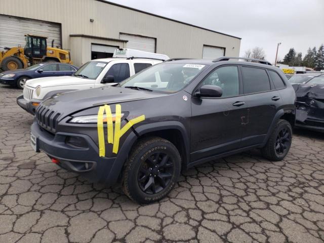 1C4PJMBS0GW241131 - 2016 JEEP CHEROKEE TRAILHAWK CHARCOAL photo 1