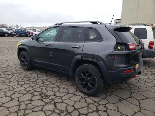 1C4PJMBS0GW241131 - 2016 JEEP CHEROKEE TRAILHAWK CHARCOAL photo 2