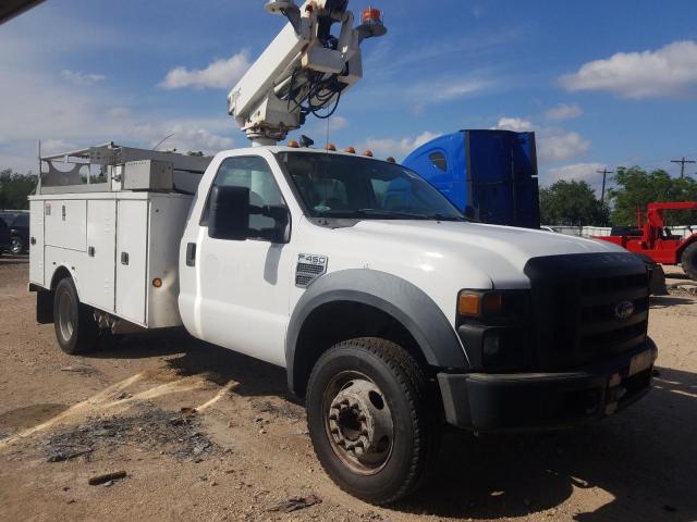 1FD4F46Y08EE09680 - 2008 FORD F450 SUPER DUTY WHITE photo 4