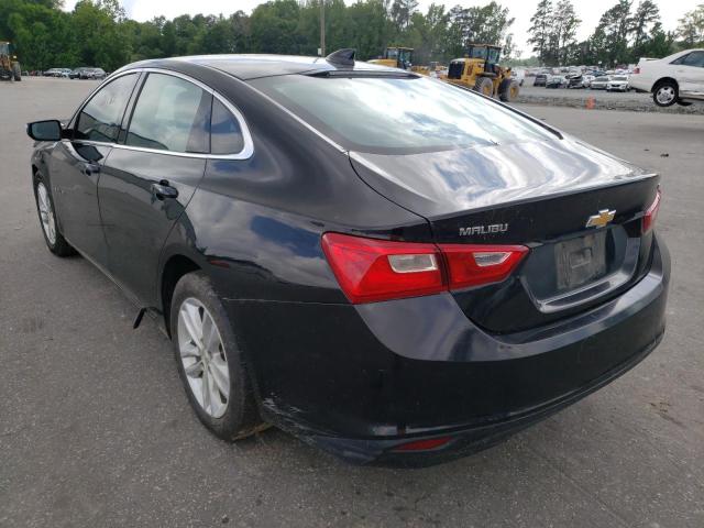 1G1ZD5ST1JF223896 - 2018 CHEVROLET MALIBU LT BLACK photo 3