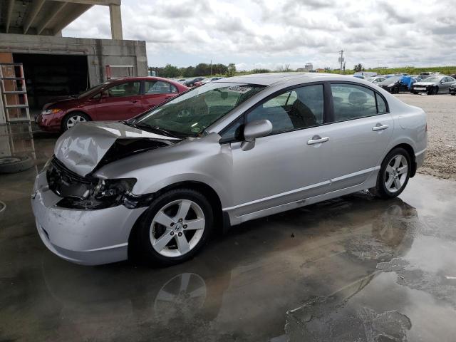 2HGFA16978H354898 - 2008 HONDA CIVIC EXL SILVER photo 1