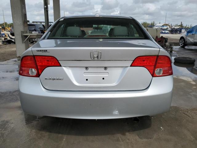 2HGFA16978H354898 - 2008 HONDA CIVIC EXL SILVER photo 6