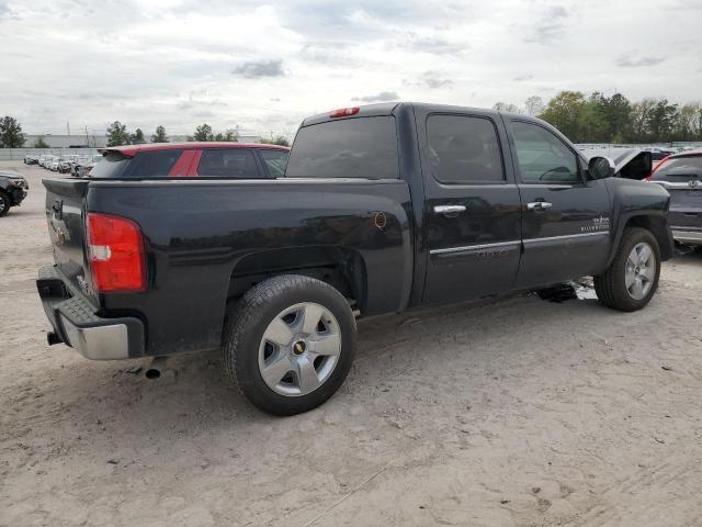 3GCPCSE08BG268240 - 2011 CHEVROLET SILVERADO C1500 LT BLACK photo 3