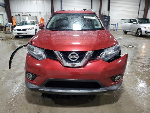 5N1AT2MV3FC870972 - 2015 NISSAN ROGUE S BURGUNDY photo 5