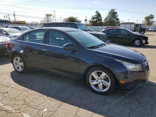 1G1P75SZ7E7296208 - 2014 CHEVROLET CRUZE BLUE photo 4