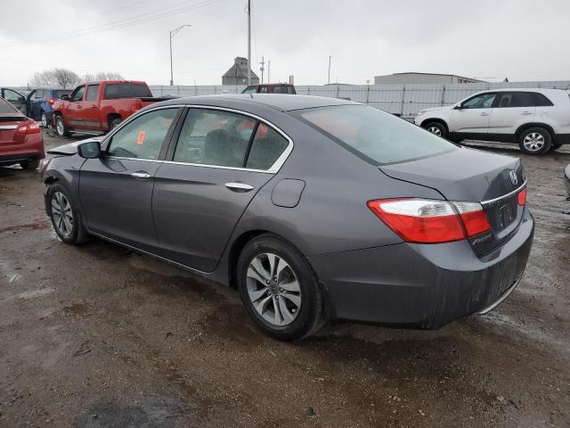 1HGCR2F39FA090155 - 2015 HONDA ACCORD LX GRAY photo 2