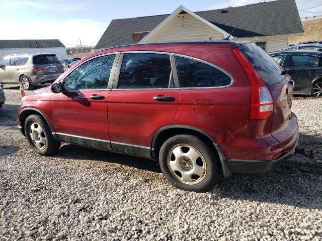 5J6RE4H30BL038712 - 2011 HONDA CR-V LX RED photo 2