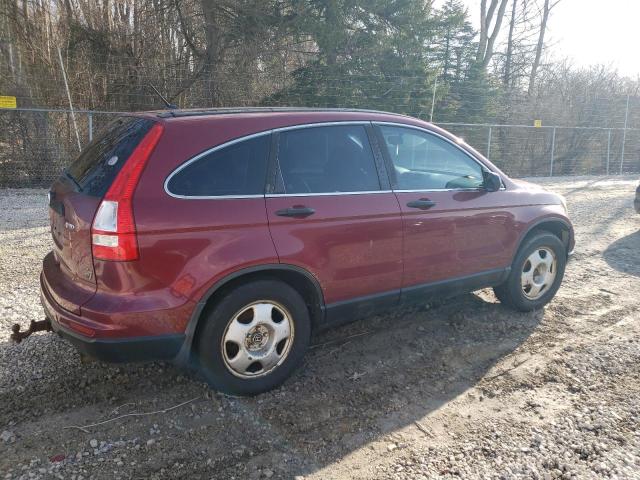 5J6RE4H30BL038712 - 2011 HONDA CR-V LX RED photo 3