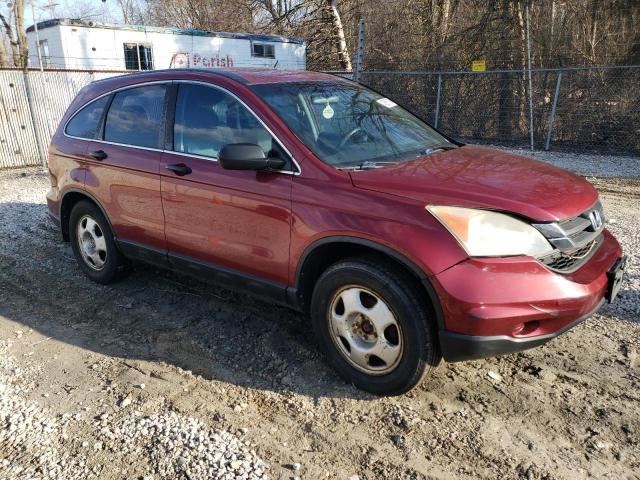 5J6RE4H30BL038712 - 2011 HONDA CR-V LX RED photo 4