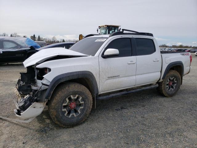 3TMCZ5AN2HM056699 - 2017 TOYOTA TACOMA DOUBLE CAB WHITE photo 1