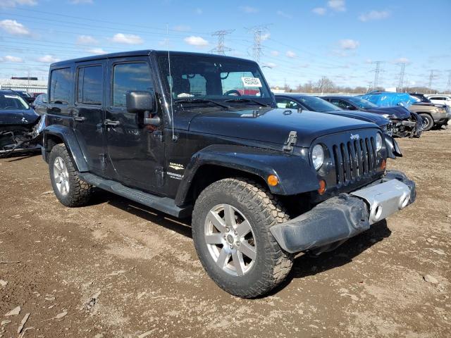 1C4HJWEG5CL122641 - 2012 JEEP WRANGLER U SAHARA BLACK photo 4