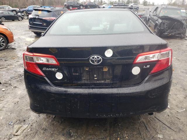 4T4BF1FKXCR247613 - 2012 TOYOTA CAMRY BASE BLACK photo 6