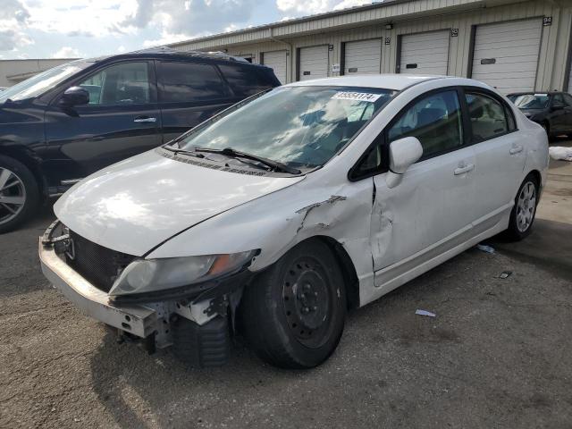 1HGFA16569L020329 - 2009 HONDA CIVIC LX WHITE photo 1