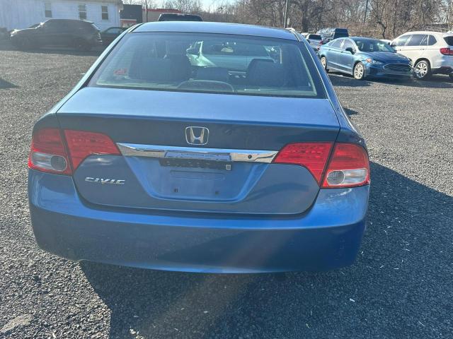 2HGFA16549H366022 - 2009 HONDA CIVIC LX BLUE photo 10