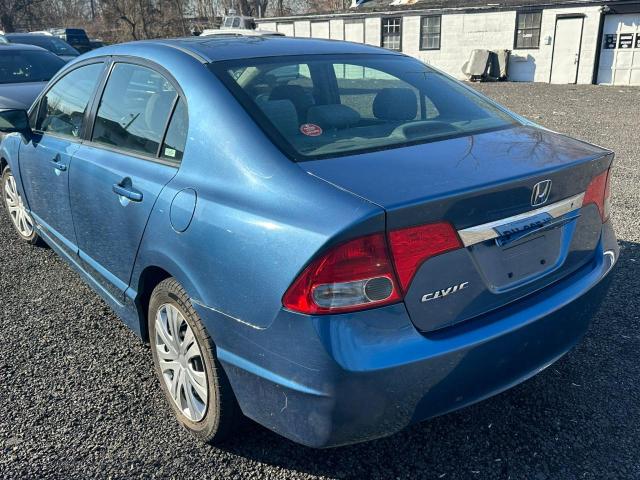 2HGFA16549H366022 - 2009 HONDA CIVIC LX BLUE photo 2