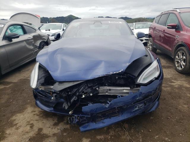 5YJSA1E52NF469437 - 2022 TESLA MODEL S ლურჯი ფოტო 5