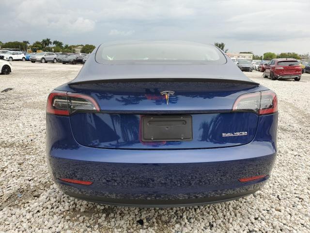 5YJ3E1EC9PF693086 - 2023 TESLA MODEL 3 BLUE photo 6