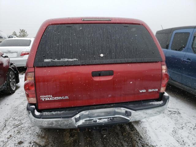 5TEUU42N86Z188345 - 2006 TOYOTA TACOMA ACCESS CAB Қызыл фото 6
