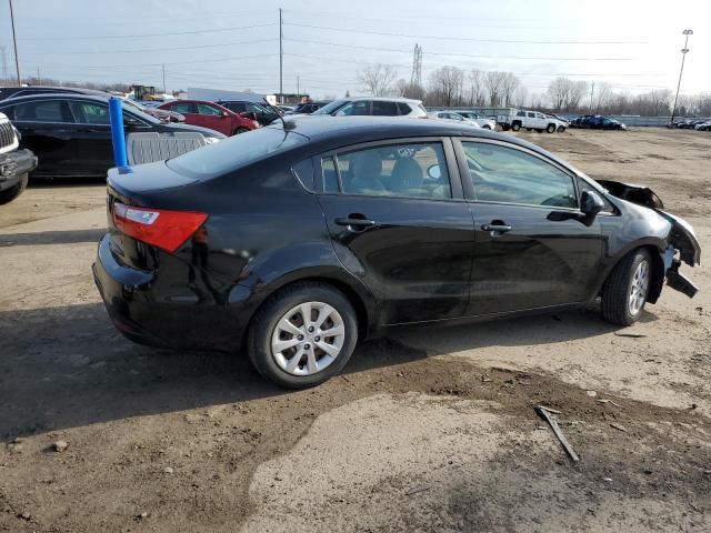 KNADM4A3XD6281858 - 2013 KIA RIO LX BLACK photo 3