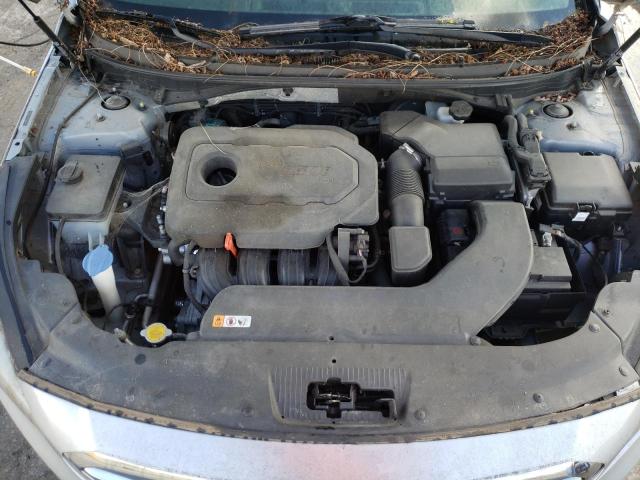 5NPE24AF6FH135697 - 2015 HYUNDAI SONATA SE SILVER photo 11