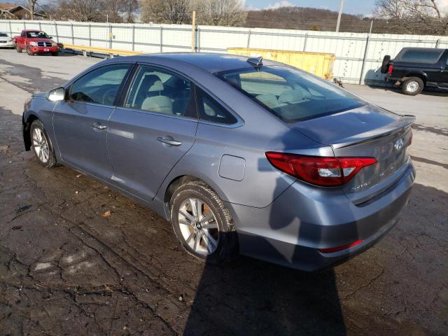 5NPE24AF6FH135697 - 2015 HYUNDAI SONATA SE SILVER photo 2