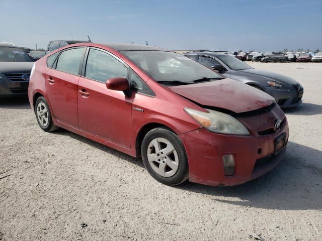 JTDKN3DU5A0173202 - 2010 TOYOTA PRIUS RED photo 4