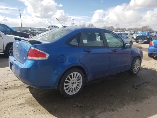 1FAHP3FN6AW155160 - 2010 FORD FOCUS SE BLUE photo 3