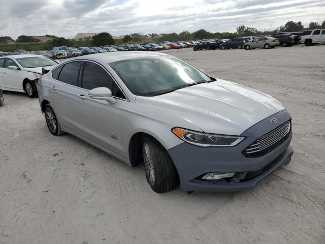 3FA6P0PU6HR303879 - 2017 FORD FUSION SE PHEV GRAY photo 4