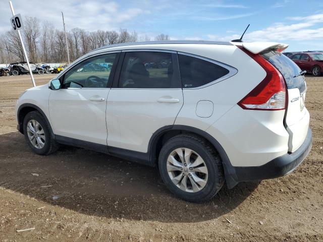 5J6RM4H72CL015486 - 2012 HONDA CR-V EXL WHITE photo 2