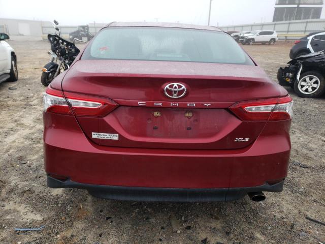 4T1B11HK4JU508527 - 2018 TOYOTA CAMRY XLE L BURGUNDY photo 6