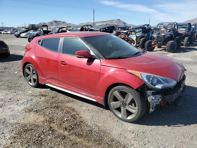 KMHTC6AEXDU168272 - 2013 HYUNDAI VELOSTER TURBO RED photo 4