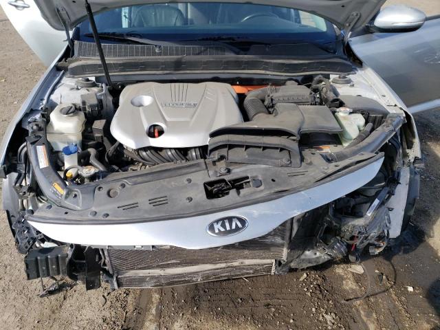 KNAGN4AD4E5076286 - 2014 KIA OPTIMA HYBRID SILVER photo 11