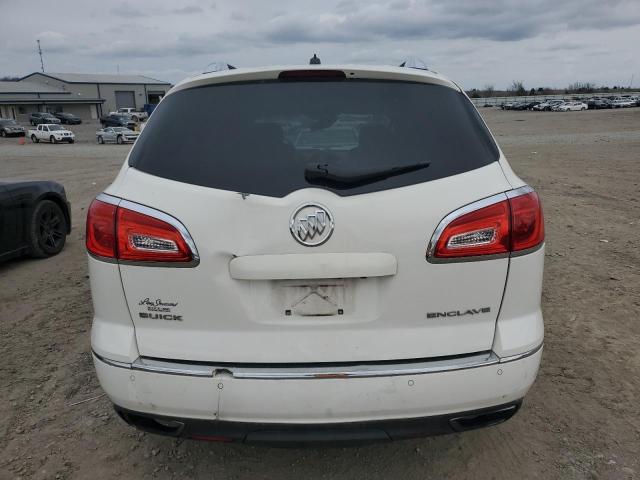 5GAKRBKD8FJ160464 - 2015 BUICK ENCLAVE WHITE photo 6