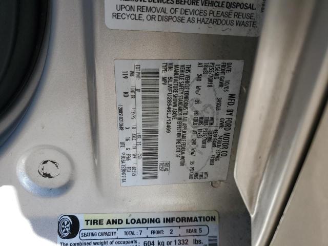 5LMFU28546LJ12469 - 2006 LINCOLN NAVIGATOR GRAY photo 12