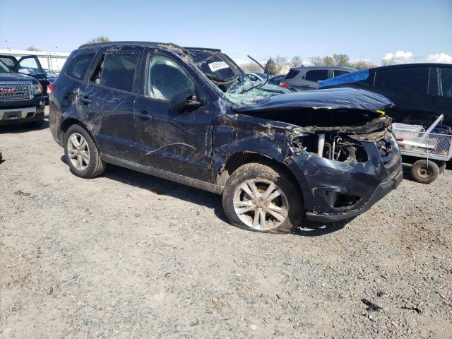 5NMSG3AB4AH396506 - 2010 HYUNDAI SANTA FE GLS BLUE photo 4