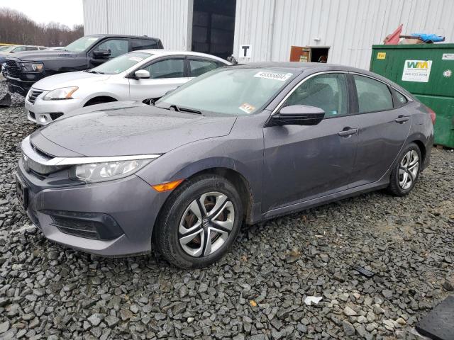 19XFC2F57HE224675 - 2017 HONDA CIVIC LX GRAY photo 1